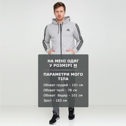 Кофта Adidas Mh 3s Fz Ft - 115617, фото 6 - інтернет-магазин MEGASPORT