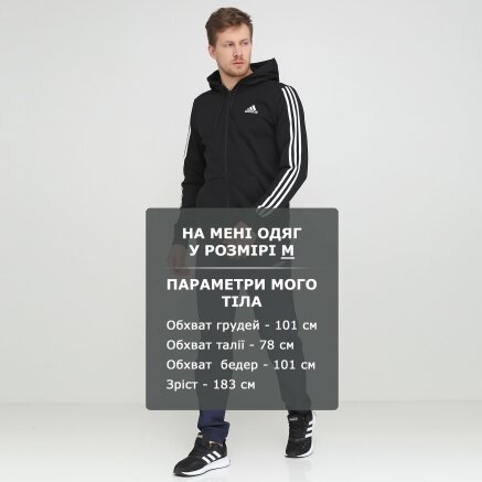 Кофта Adidas Mh 3s Fz Ft - 115628, фото 6 - интернет-магазин MEGASPORT
