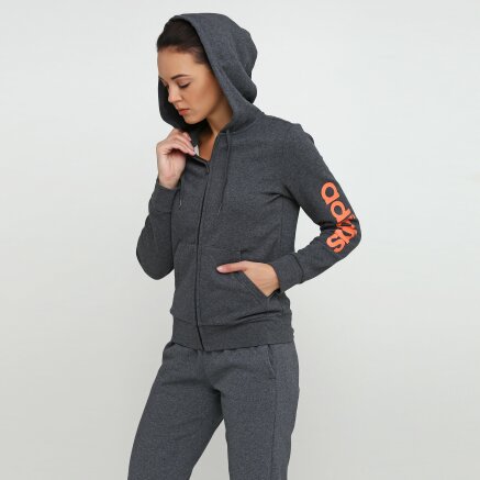 Кофта Adidas W E Lin Fzhd Fl - 118444, фото 1 - інтернет-магазин MEGASPORT