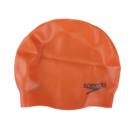 Шапочка для плавання Speedo Plain Moulded Silicone Cap - 80047, фото 1 - інтернет-магазин MEGASPORT