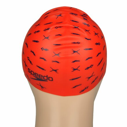Шапочка для плавания Speedo Junior Slogan Cap - 110183, фото 2 - интернет-магазин MEGASPORT