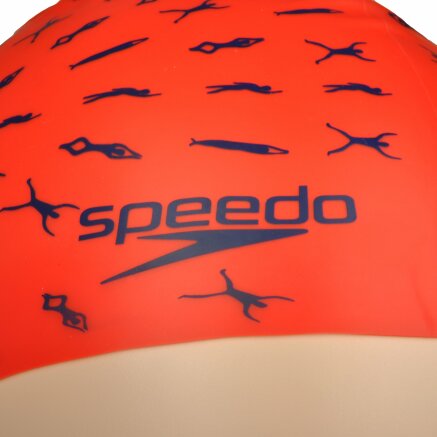Шапочка для плавания Speedo Junior Slogan Cap - 110183, фото 5 - интернет-магазин MEGASPORT