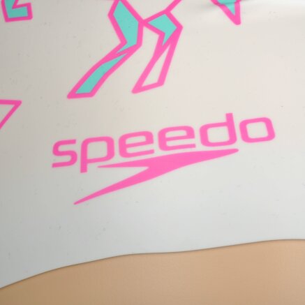 Шапочка для плавания Speedo Junior Slogan Cap - 110184, фото 5 - интернет-магазин MEGASPORT