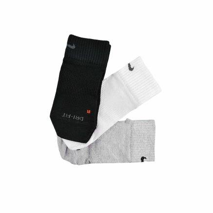 Носки Nike 3ppk DriFit Lightweight Qtr - 67777, фото 1 - интернет-магазин MEGASPORT