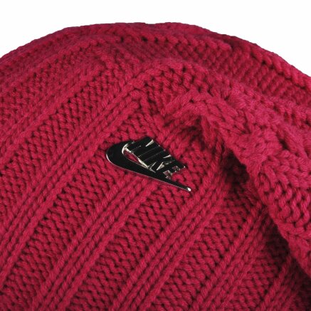 Шапка Nike Nsw W's Cable Knit Beanie - 86839, фото 3 - интернет-магазин MEGASPORT