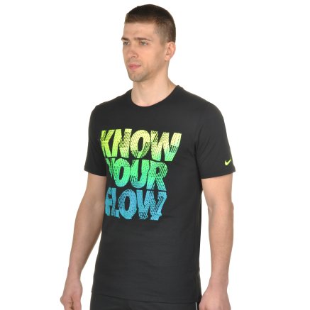 Футболка Nike Tee-Know Your Flow - 91068, фото 2 - интернет-магазин MEGASPORT