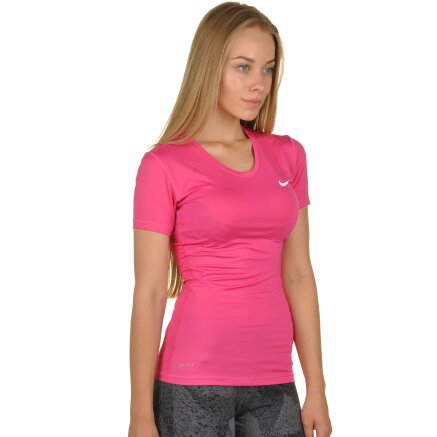 Футболка Nike Women's Pro Cool Top - 94395, фото 4 - інтернет-магазин MEGASPORT