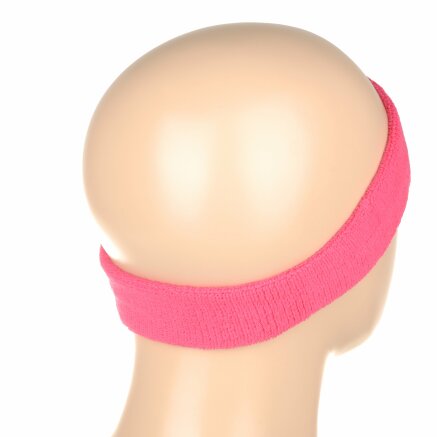 Аксесуари для тренувань Nike Swoosh Headband Pink Pow/Emerald Glow - 97119, фото 2 - інтернет-магазин MEGASPORT