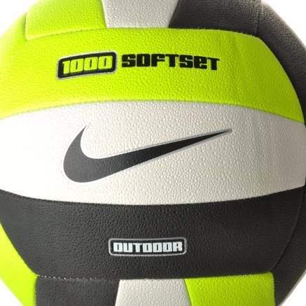 М'яч Nike 1000 Softset Outdoor Volleyball Inflated With Box Volt/White/Black - 97121, фото 2 - інтернет-магазин MEGASPORT