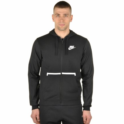 Кофта Nike M Nsw Hoodie Fz Flc Hybrid - 99326, фото 1 - интернет-магазин MEGASPORT