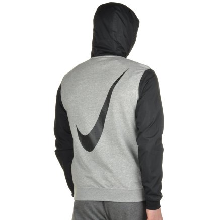 Кофта Nike M Nsw Hoodie Fz Flc Hybrid - 98943, фото 3 - интернет-магазин MEGASPORT