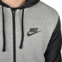 Кофта Nike M Nsw Hoodie Fz Flc Hybrid, фото 6 - интернет магазин MEGASPORT