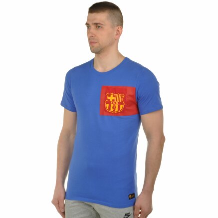 Футболка Nike Fcb M Nk Tee Crest - 99263, фото 2 - інтернет-магазин MEGASPORT