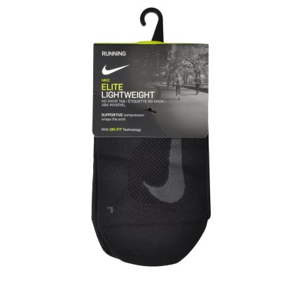 Шкарпетки Nike Unisex Elite Lightweight No-Show Running Sock - 98963, фото 2 - інтернет-магазин MEGASPORT