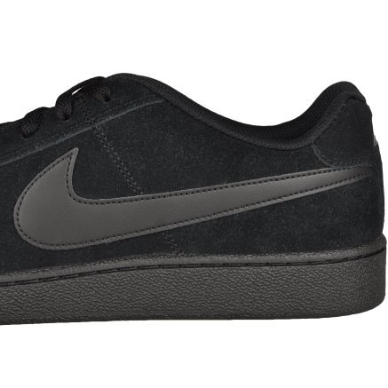 Nike court royale black suede best sale