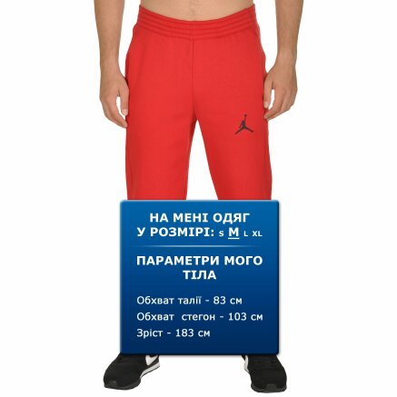 Спортивные штаны Jordan Men's Jordan Flight Fleece With Cuff Pant - 94960, фото 7 - интернет-магазин MEGASPORT