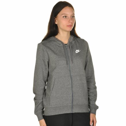 Кофта Nike W Nsw Hoodie Fz Flc - 106489, фото 4 - інтернет-магазин MEGASPORT