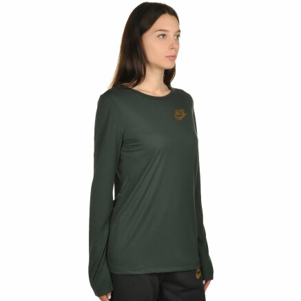 Кофта Nike W Nsw Essntl Top Ls Metallc - 107759, фото 4 - интернет-магазин MEGASPORT