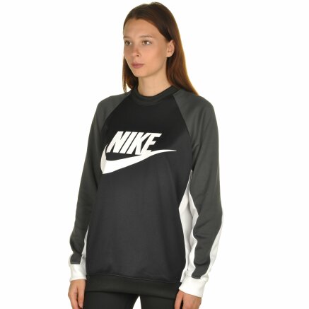 Кофта Nike W Nsw Crw Pk Cb - 106256, фото 2 - інтернет-магазин MEGASPORT