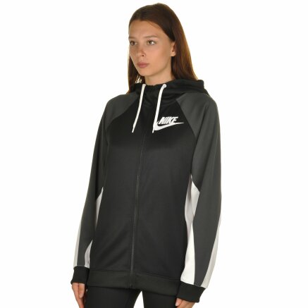 Кофта Nike W Nsw Hoodie Fz Pk Cb - 106257, фото 2 - интернет-магазин MEGASPORT