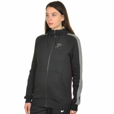 Кофта Nike W Nsw Rally Hoodie Fz Air - 107763, фото 2 - інтернет-магазин MEGASPORT