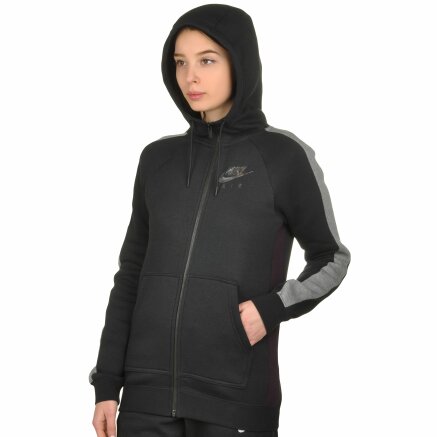 Кофта Nike W Nsw Rally Hoodie Fz Air - 107763, фото 5 - інтернет-магазин MEGASPORT
