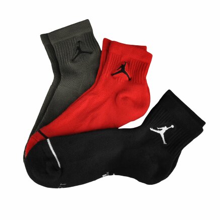 Носки Jordan Unisex Jordan Jumpman High-Intensity Quarter Sock (3 Pair) - 106651, фото 1 - интернет-магазин MEGASPORT
