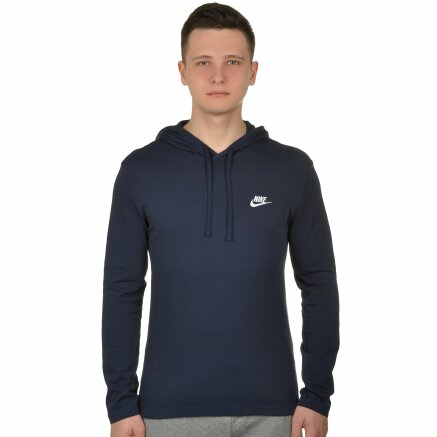 Кофта Nike M Nsw Hoodie Po Jsy Club - 108508, фото 1 - інтернет-магазин MEGASPORT