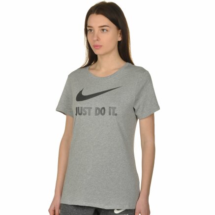 Футболка Nike W Nsw Tee Crew Jdi Swsh Hbr - 108600, фото 2 - інтернет-магазин MEGASPORT