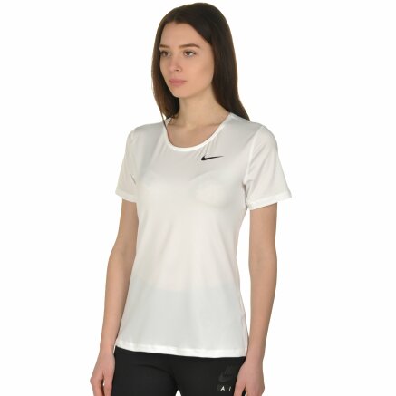Футболка Nike W Np Top Ss All Over Mesh - 108602, фото 2 - інтернет-магазин MEGASPORT
