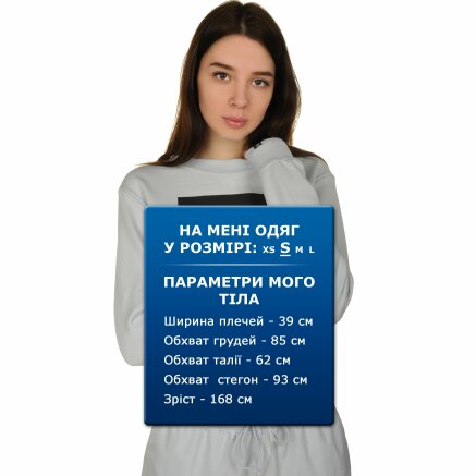 Кофта Nike W Nsw Crew Crop Swsh - 108633, фото 8 - інтернет-магазин MEGASPORT