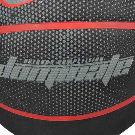 Мяч Nike Dominate 8p 07 Black/University Red/University Red/Cool Grey - 108700, фото 3 - интернет-магазин MEGASPORT