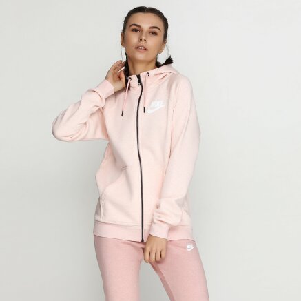 Кофта Nike W Nsw Rally Hoodie Fz - 112900, фото 1 - інтернет-магазин MEGASPORT