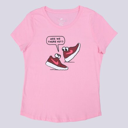 Футболка Nike детская G Nsw Tee Are We There - 112605, фото 1 - интернет-магазин MEGASPORT