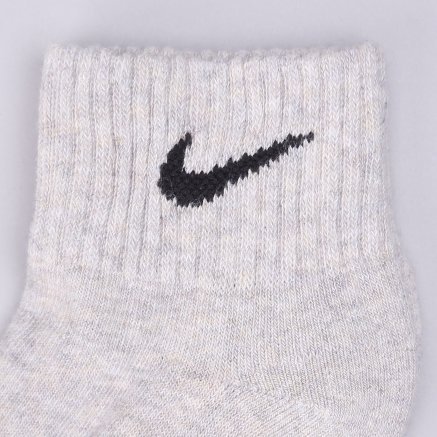 Носки Nike 3ppk Cotton Cushion Quarter W/Moisture Mgt (S,M,L,Xl) - 13227, фото 2 - интернет-магазин MEGASPORT