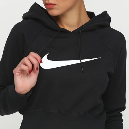 Кофта Nike W Nsw Swsh Hoodie Crop Ft - 114613, фото 4 - інтернет-магазин MEGASPORT
