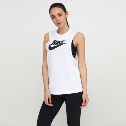 Майка Nike W Nsw Tank Essntl Mscl Futura - 117771, фото 1 - интернет-магазин MEGASPORT