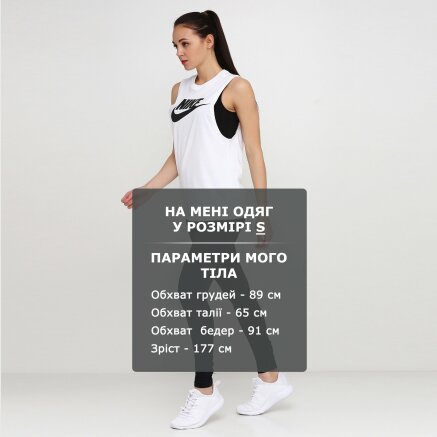 Майка Nike W Nsw Tank Essntl Mscl Futura - 117771, фото 6 - интернет-магазин MEGASPORT