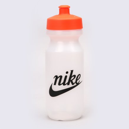 Пляшка Nike Big Mouth Graphic Bottle 2.0 22oz Clear/Rush Orange/Black - 114912, фото 1 - інтернет-магазин MEGASPORT