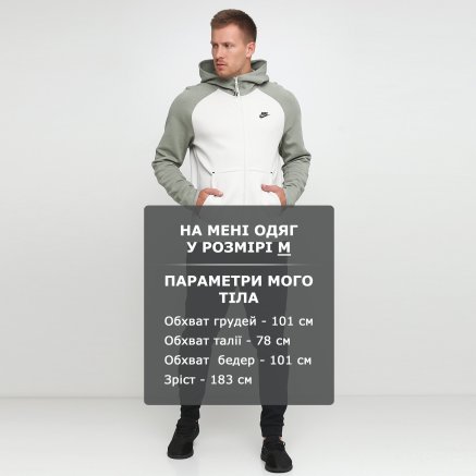 Кофта Nike M Nsw Tch Flc Hoodie Fz - 119231, фото 6 - інтернет-магазин MEGASPORT