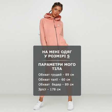 Кофта Nike W Nsw Essntl Hoodie Fz Flc - 118287, фото 6 - интернет-магазин MEGASPORT