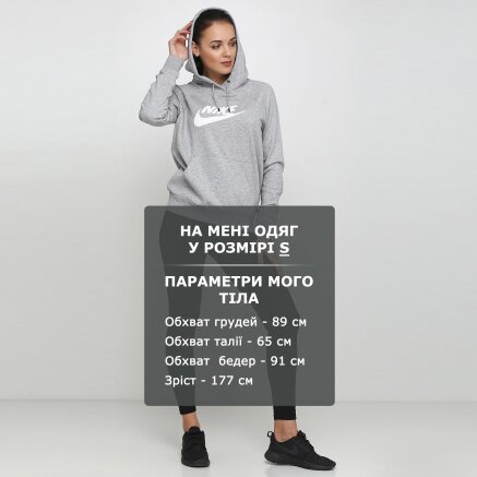 Кофта Nike W Nsw Essntl Hoodie Po Flc Hbr - 119321, фото 7 - інтернет-магазин MEGASPORT