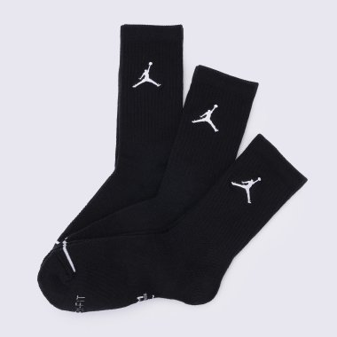 Шкарпетки Jordan Unisex Jumpman Crew Socks (3 Pack) - 119444, фото 1 - інтернет-магазин MEGASPORT