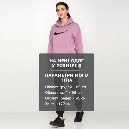 Кофта Nike W Nsw Swsh Hoodie Ft - 122019, фото 6 - интернет-магазин MEGASPORT