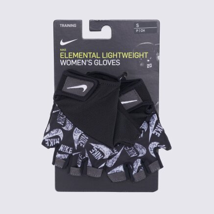 Перчатки Nike Women's Printed Gym Elemental Fitness Gloves - 122169, фото 1 - интернет-магазин MEGASPORT