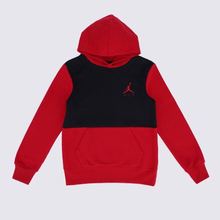 Кофта Nike детская Jumpman Air Fleece Po - 126897, фото 1 - интернет-магазин MEGASPORT