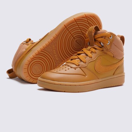 Кеды Nike детские Court Borough Mid 2 - 127640, фото 2 - интернет-магазин MEGASPORT