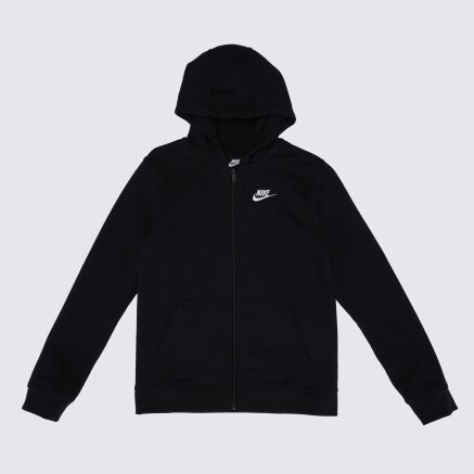 Кофта Nike детская B Nsw Hoodie Fz Club - 125138, фото 1 - интернет-магазин MEGASPORT