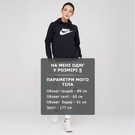 Кофта Nike W Nsw Essntl Hoodie Po Flc Hbr - 119320, фото 3 - интернет-магазин MEGASPORT