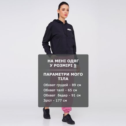 Кофта Nike W Nsw Hoodie Fz Flc Bb Vrsty - 127558, фото 6 - інтернет-магазин MEGASPORT